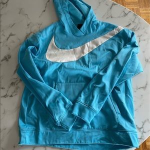 Nike Mens sweatshirt xl aqua blue and white